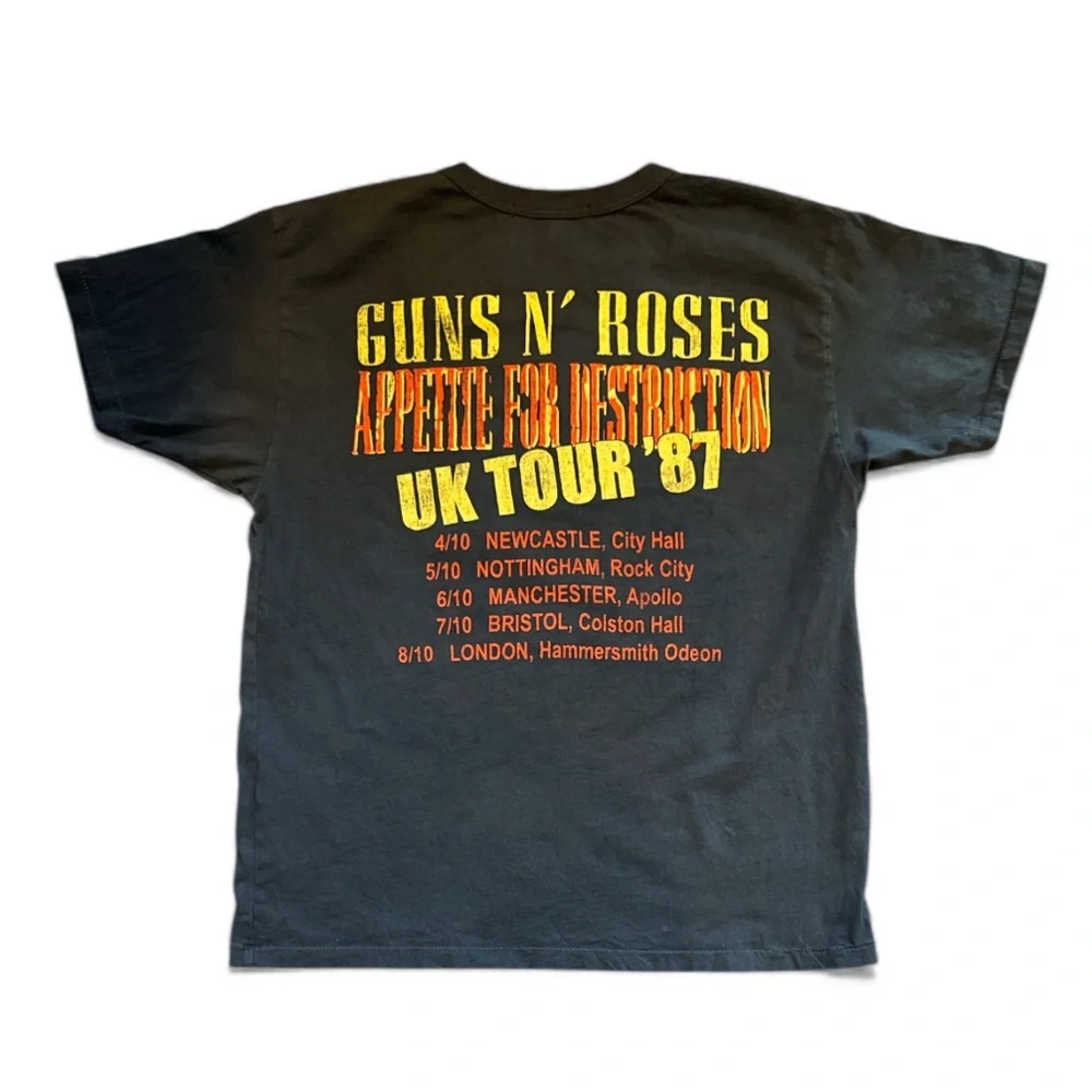 ⭐️Minor Flaw-Daydreamer Guns N' Roses Skull Heads Tee - Picture 3 of 10